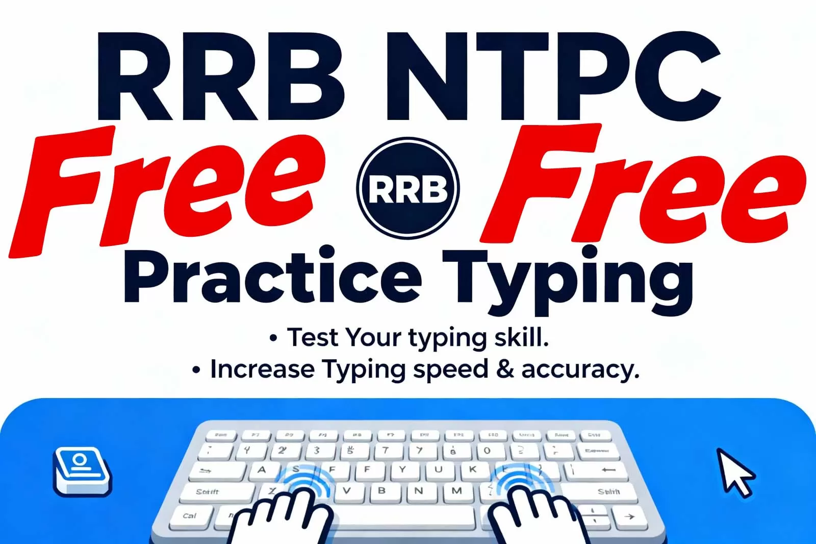 RRB Typing Test Free - English & Hindi